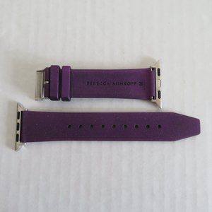 REBECCA MINKOFF 20mm Silicone Purple Watch Strap/Band, NWOT